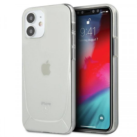 Оригинален твърд гръб MERCEDES Clear MEHCP12SARCT - iPhone 12 mini прозрачен