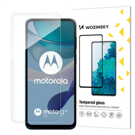 Плосък закален стъклен протектор 9H WOZINSKY - Motorola g53 5G