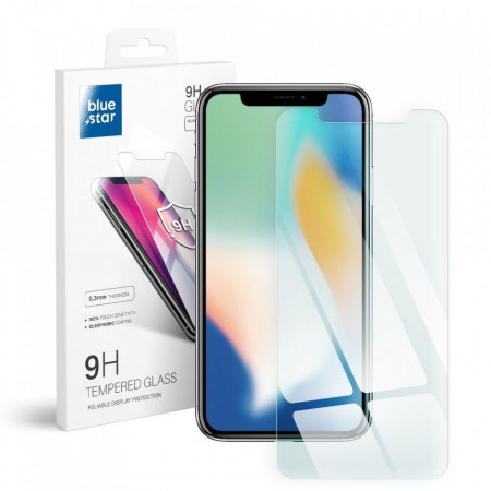 Плосък закален стъклен протектор BLUE STAR - iPhone X / XS / 11 Pro
