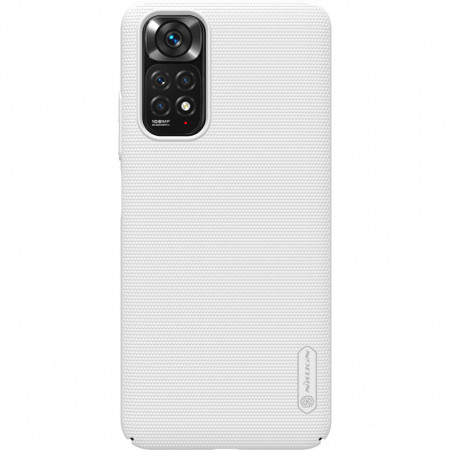 Подсилен гръб със стойка NILLKIN Super Frosted Shield Pro - Xiaomi Redmi Note 11 / 11S бял