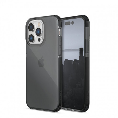 Подсилен гръб Raptic X-Doria Clear - iPhone 14 Pro сив