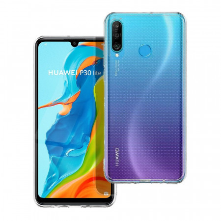 Прозрачен гръб Clear 2mm (с голям отвор) - Huawei P30 Lite