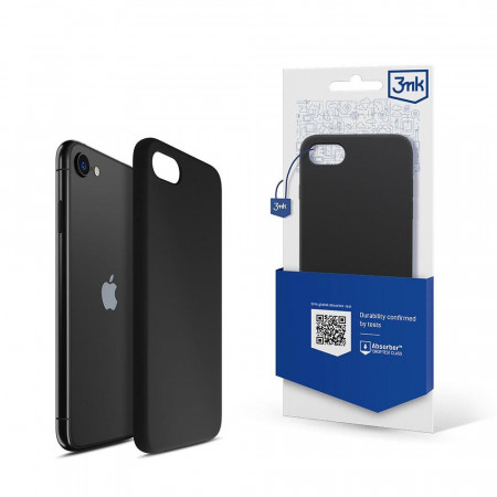 Силиконов гръб 3mk Silicone - iPhone 7 / 8 / SE (2nd gen) / SE (3rd gen) черен