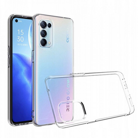 Тънък силиконов гръб 0.5mm - Oppo Reno5 Pro Plus 5G прозрачен