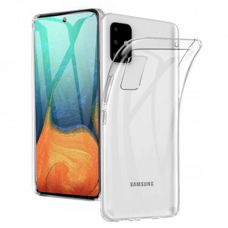 Тънък силиконов гръб 0.5mm - Samsung Galaxy A71 прозрачен