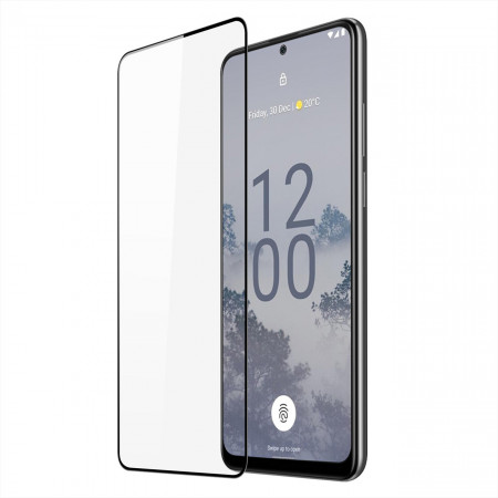 10D закален стъклен протектор DUX DUCIS - Nokia X30 с черна рамка