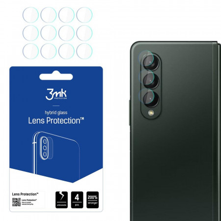 4 бр. гъвкав протектор за камера 3mk Lens Protection - Samsung Galaxy Z Fold3 5G