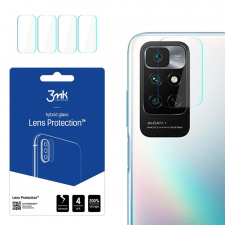 4 бр. гъвкав протектор за камера 3mk Lens Protection - Xiaomi Redmi Note 11 4G