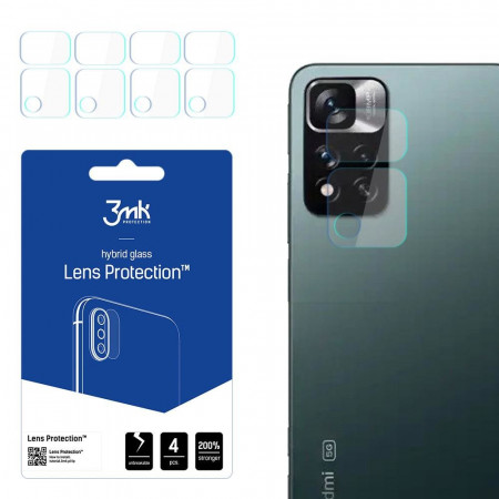 4 бр. гъвкав протектор за камера 3mk Lens Protection - Xiaomi Redmi Note 11 Pro Plus 5G
