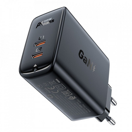 ACEFAST зарядно 2 x Type C QC4.0 PD45W GaN A29 черен