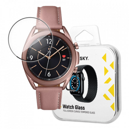 Wozinsky Watch Glass Hybrid Glass for Samsung Galaxy Watch 3 45 mm черен