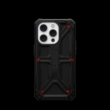 Армиран гръб UAG Monarch - iPhone 14 Pro черен кевлар