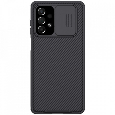 Гръб с подвижно покритие за камерата NILLKIN CamShield Pro - Samsung Galaxy A73 5G черен