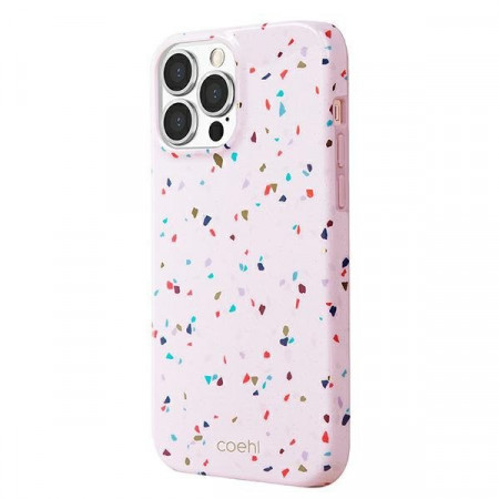 Гръб UNIQ Coehl Terrazzo - iPhone 13 Pro розов