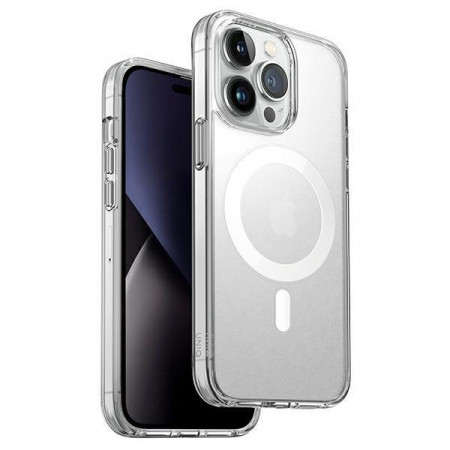 Гръб UNIQ LifePro Xtreme - iPhone 14 Pro Magclick Charging transparent / frost clear