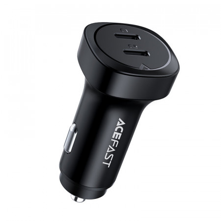 Зарядно за кола ACEFAST 72W 2x USB Type C PPS PD QC 3.0 AFC FCP (B2) черно