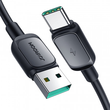 Кабел за зареждане и данни JOYROOM USB Type A към USB Type C 3A 1.2m S-AC027A14 черен