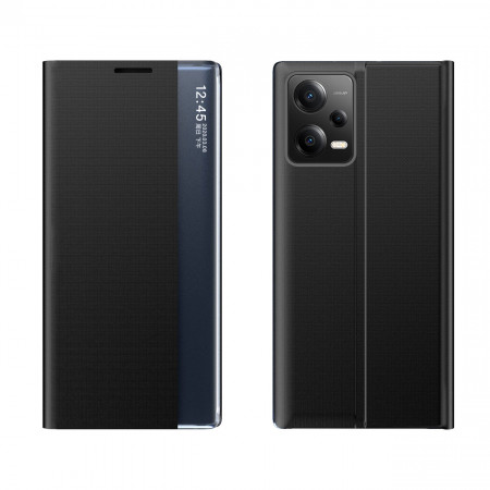 Калъф тип книга New Sleep - Xiaomi Poco X5 Pro 5G / Redmi Note 12 Pro 5G черен