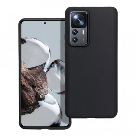 Матов силиконов гръб MATT - Xiaomi 12T / 12T Pro черен