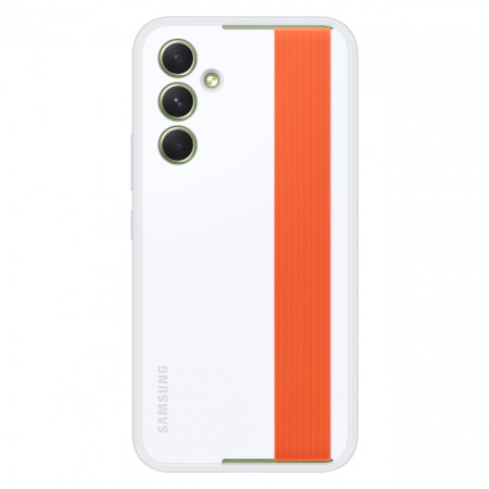 Оригинален гръб с лента SAMSUNG Haze Grip (EF-XA54 5G6CWEGWW) - Samsung Galaxy A54 5G cover white