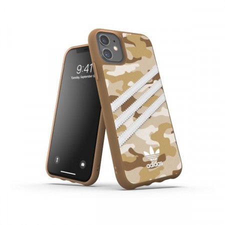 Оригинален гръб ADIDAS OR Moulded Camo Woman - iPhone 11 Pro кафяв
