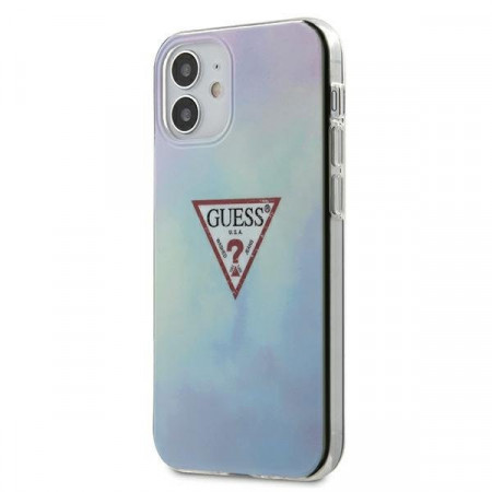 Оригинален гръб GUESS Tie & Die GUHCP12SPCUMCGC02 - iPhone 12 mini син