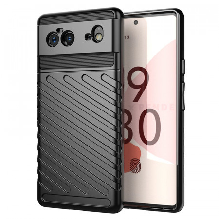 Подсилен гръб Thunder - Google Pixel 6 черен