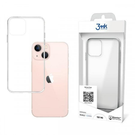 Прозрачен гръб 3mk Skinny - iPhone 13 mini прозрачен