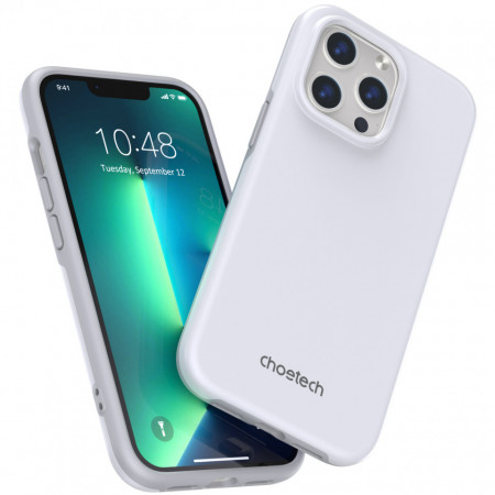 Противоударен гръб CHOETECH MFM Anti-drop MagSafe - iPhone 13 Pro бял