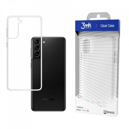 Силиконов гръб 3mk Clear - Samsung Galaxy S21+ 5G прозрачен