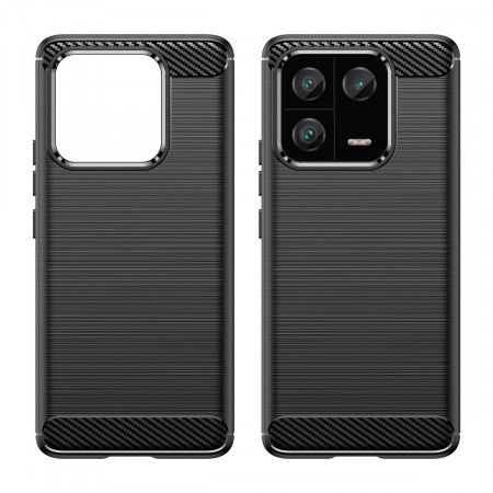 Силиконов гръб Carbon - Xiaomi 13 Pro черен