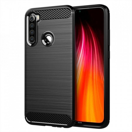 Силиконов гръб FORCELL Carbon - Xiaomi Redmi Note 8 черен