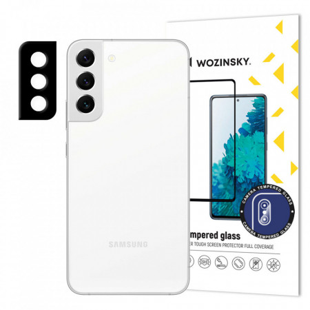 Стъклен протектор за камера с пълно покритие 9H WOZINSKY - Samsung Galaxy S22+