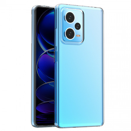 Тънък силиконов гръб 0.5mm - Xiaomi Redmi Note 12 Pro+ 5G thin cover прозрачен