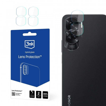 2 бр. гъвкав протектор за камера 3mk Lens Protection - Honor 90 Lite / X50i