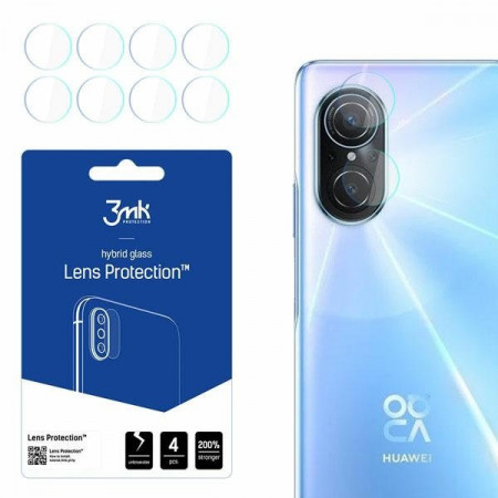 4 бр. гъвкав протектор за камера 3mk Lens Protection - Huawei nova 9 SE
