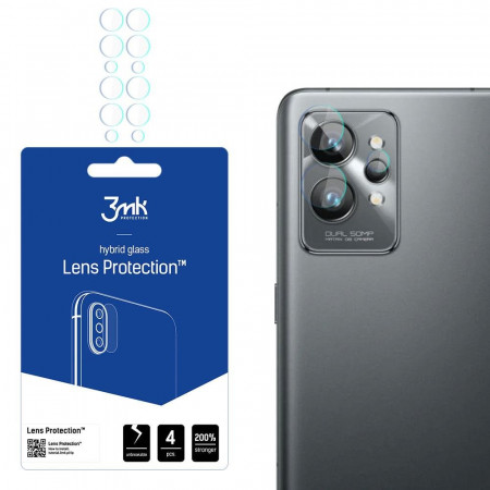 4 бр. гъвкав протектор за камера 3mk Lens Protection - Realme GT2 Pro