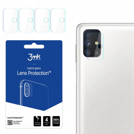 4 бр. гъвкав протектор за камера 3mk Lens Protection - Samsung Galaxy M51 прозрачен