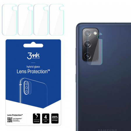 4 бр. гъвкав протектор за камера 3mk Lens Protection - Samsung Galaxy S20 FE 5G прозрачен