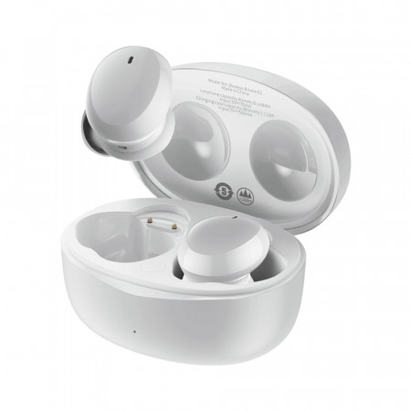 Baseus Bowie E2 TWS Bluetooth 5.2 Wireless Earphones Waterproof IP55 бял (NGTW090002)