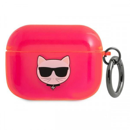 Karl Lagerfeld KLAPUCHFP AirPods Pro cover Choupette розов