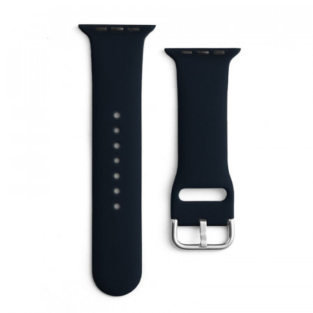 Silicone Strap APS Silicone Watch Band 8/7/6/5/4/3/2 / SE (45/44 / 42mm) Strap Watchband Black