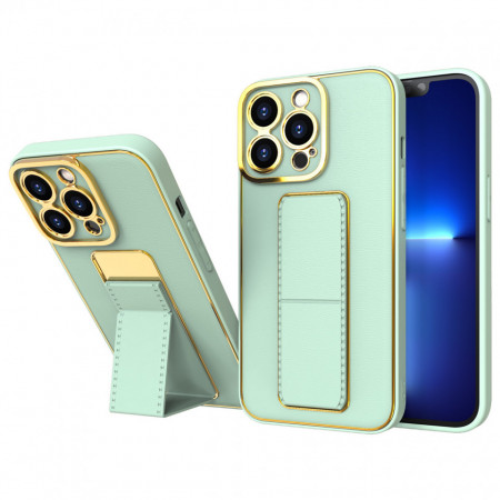 Гръб със стойка New Kickstand - iPhone 12 Pro зелен