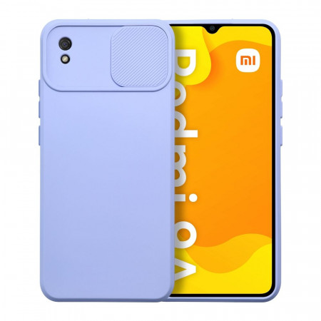 Гръб с подвижно покритие за камерата Slide - Xiaomi Redmi 9A / 9AT лавандула