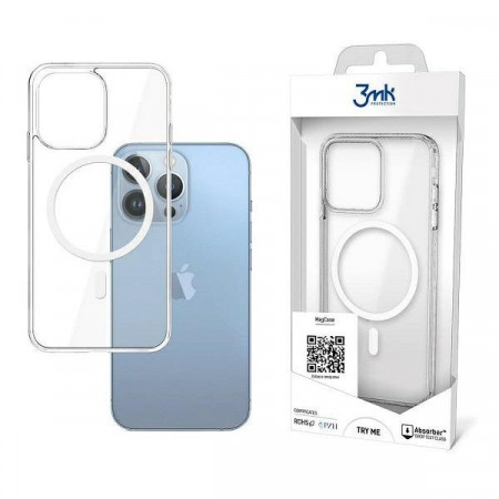 Гръб 3MK MagCase - iPhone 13 Pro прозрачен