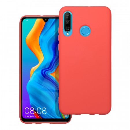 Гръб FORCELL Silicone Lite - Huawei P30 Lite розов
