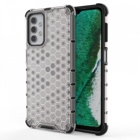 Гръб Honeycomb Armor със силиконов бъмпер - Samsung Galaxy A32 5G прозрачен