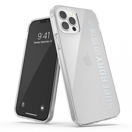 Гръб SUPERDRY Snap - iPhone 12 / 12 Pro сребрист