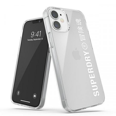 Гръб SUPERDRY Snap - iPhone 12 mini бял