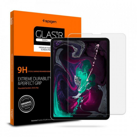 Закален стъклен протектор Spigen Glas. Tr Slim - iPad Pro 11" (1st gen 2018) прозрачен